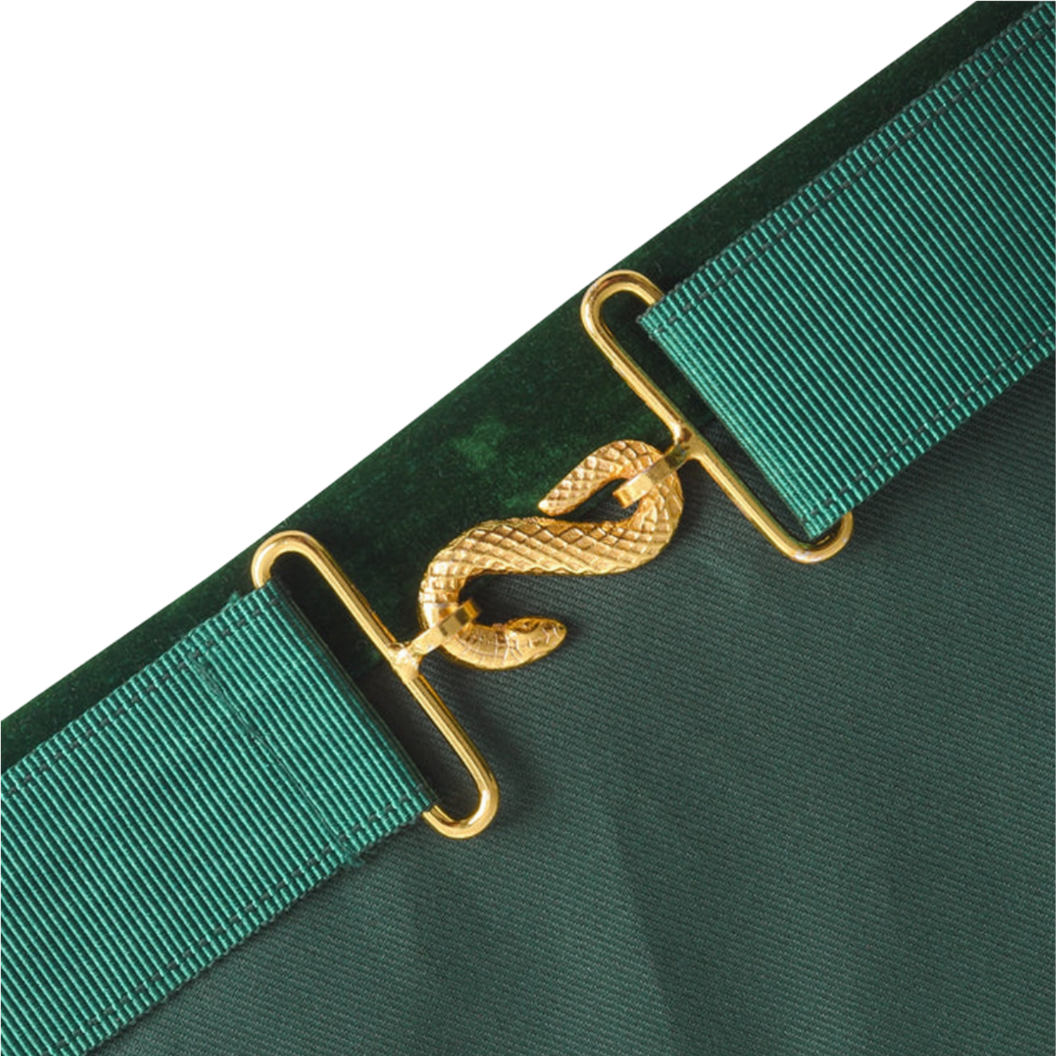 Secretary Allied Masonic Degrees Apron - Green Velvet