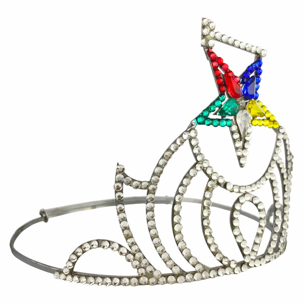 Past Matron OES Crown with Gavel