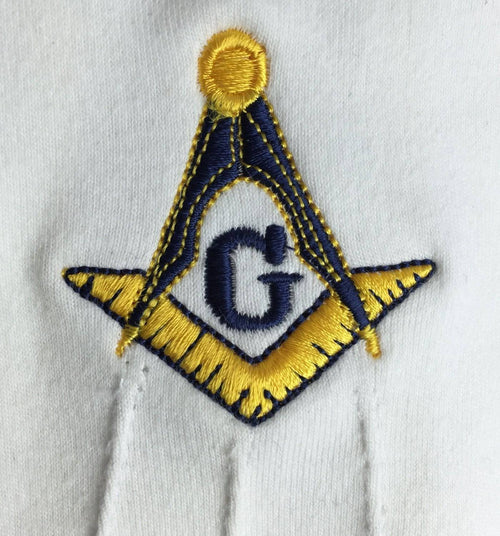 Master Mason Blue Lodge Gloves