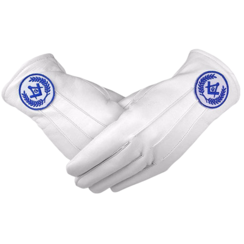 Master Mason Blue Lodge Gloves