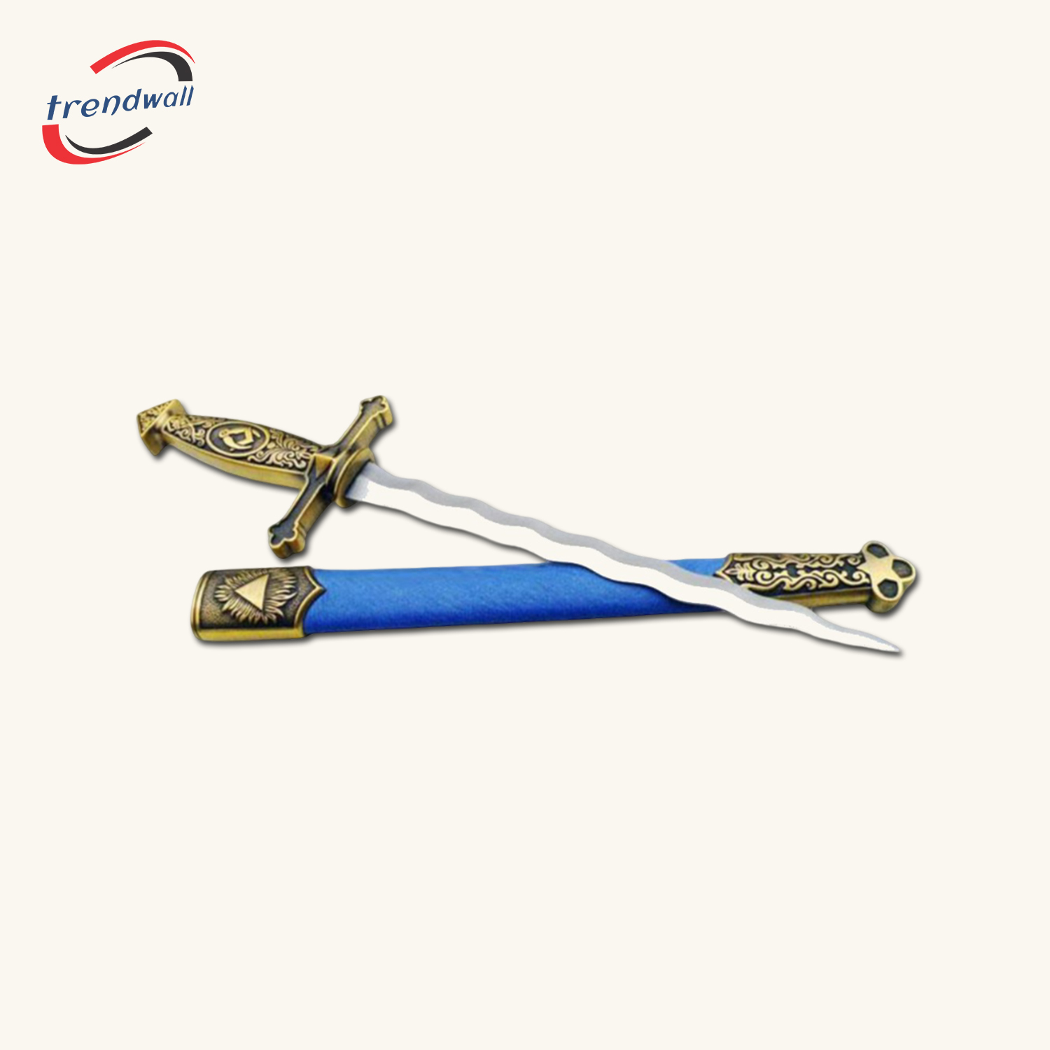 Fellowcraft Blue Lodge Dagger - Square Compass Sword Snake Flaming