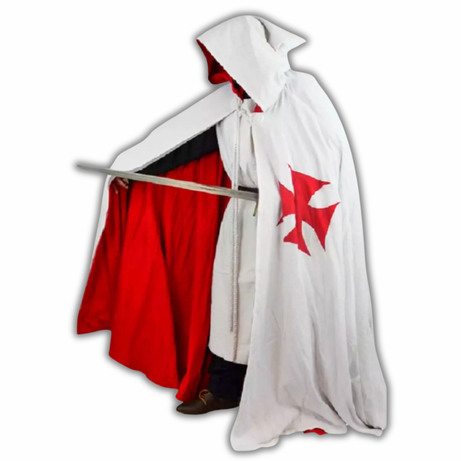 Medieval Hooded Cloak & Tunic