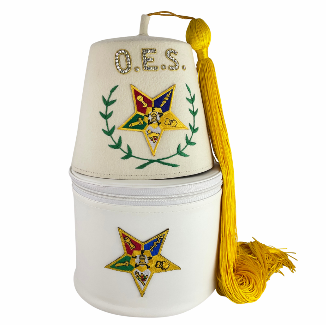 OES with Wreath, OES Fez