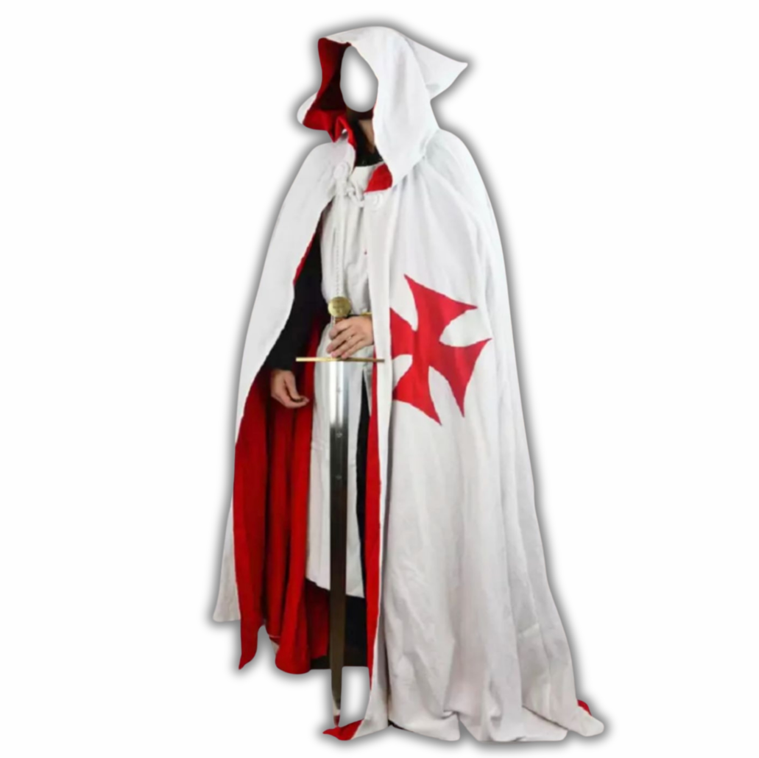 Medieval Hooded Cloak & Tunic