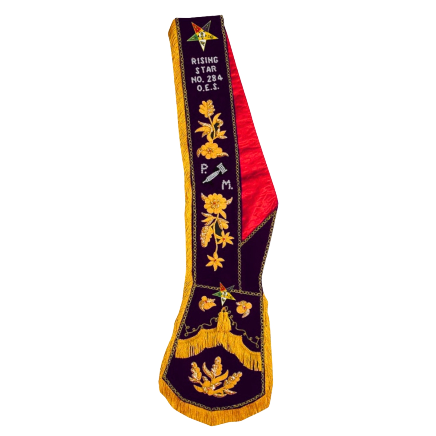 Past Matron OES Dress Sash