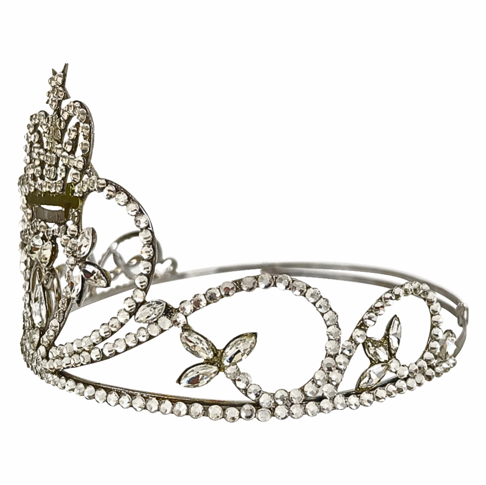 Amaranth Crown Silver Tone