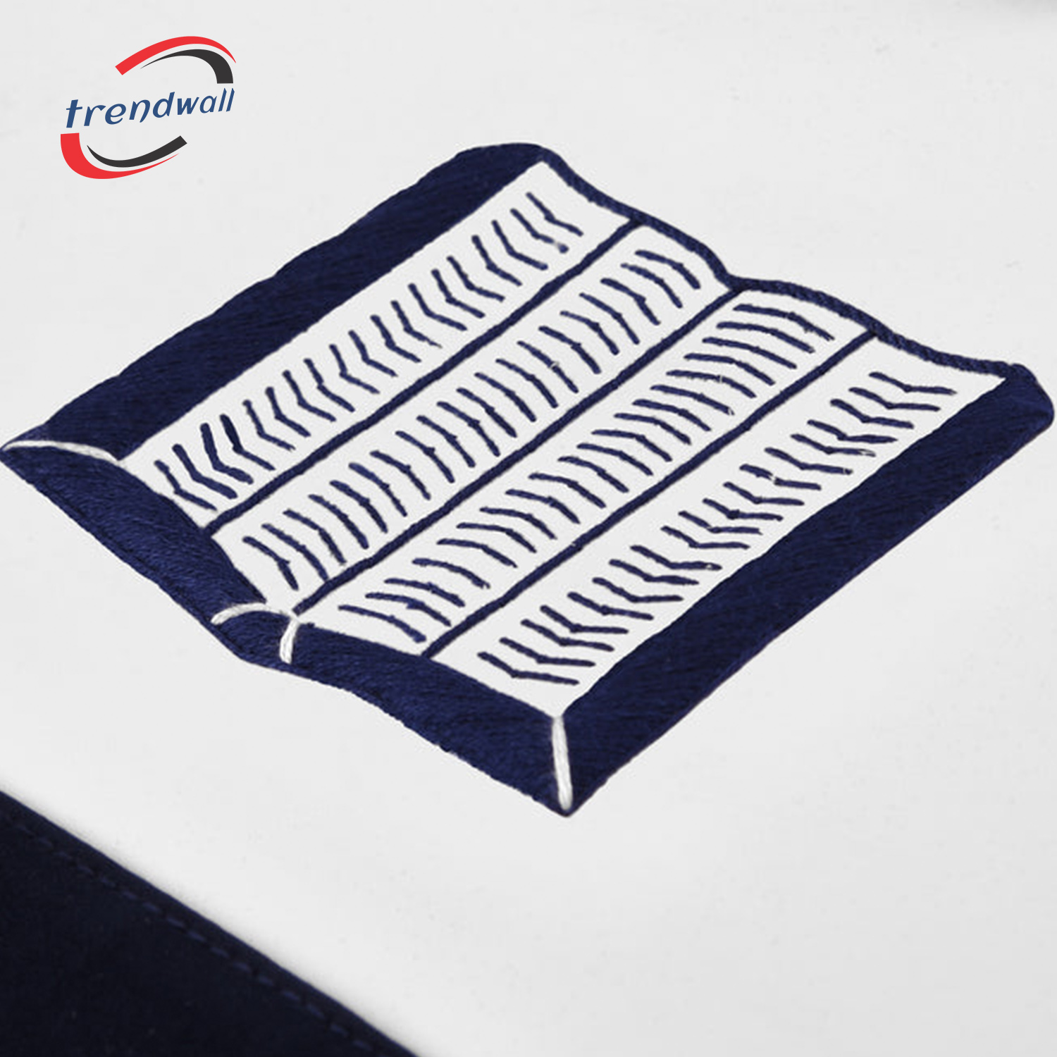 Chaplain Blue Lodge Officer Apron - Navy Velvet With Silver Embroidery