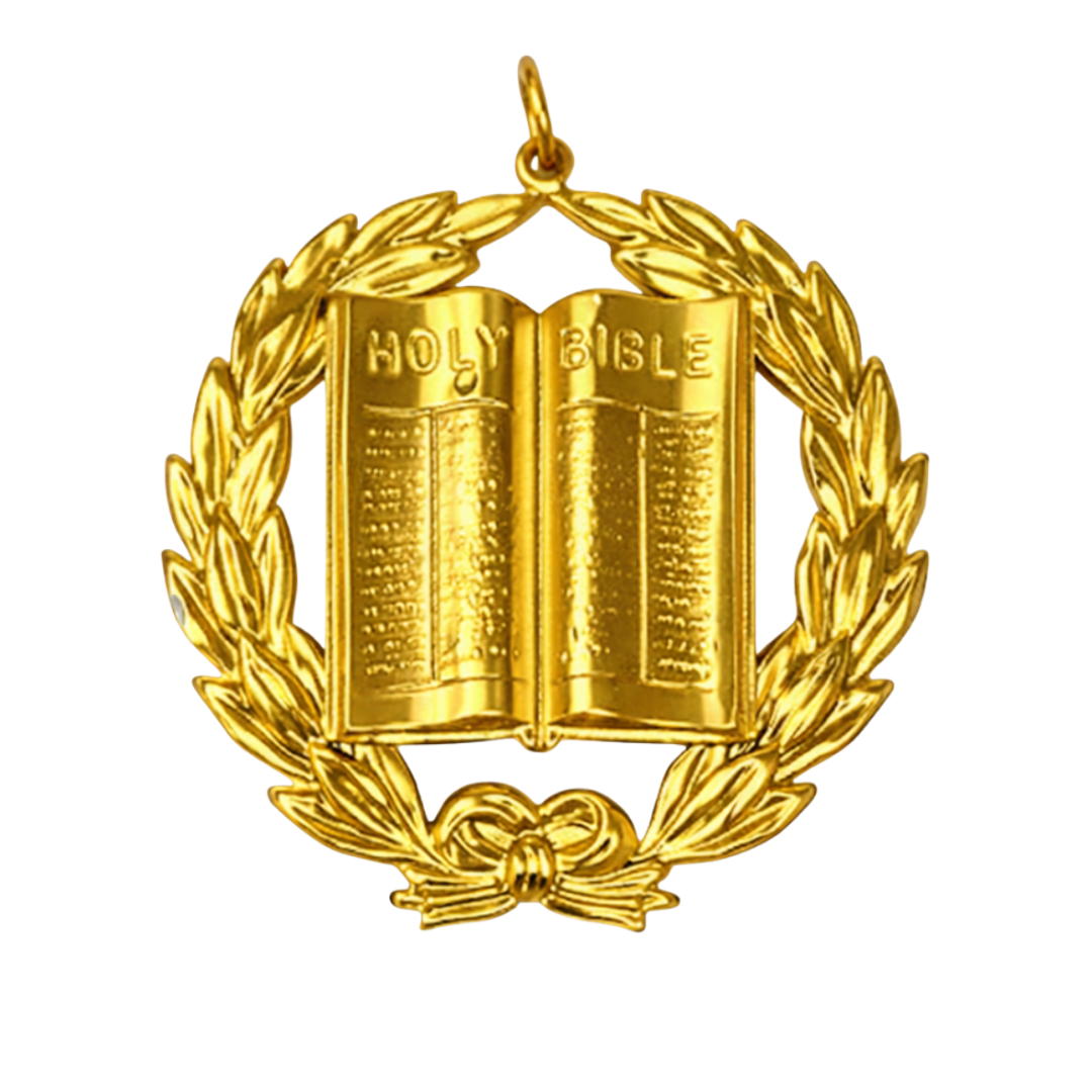 Grand Chaplain Blue Lodge Officer Collar Jewel - Gold
