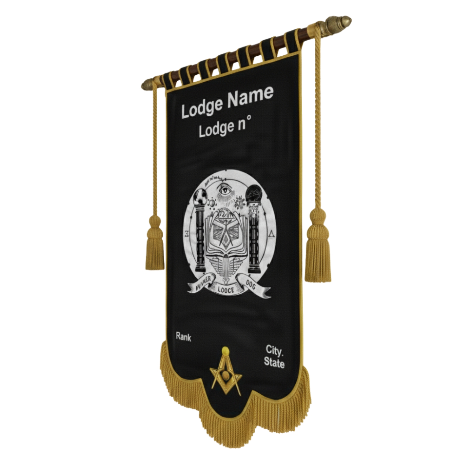 Master Mason Blue Lodge Banner