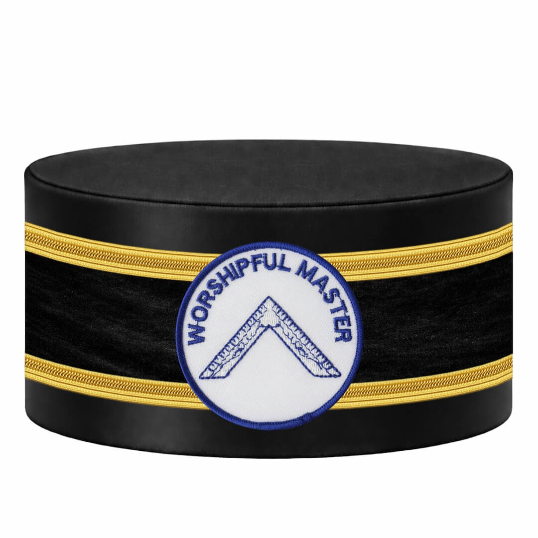 Worshipful Master Blue Lodge Crown Cap