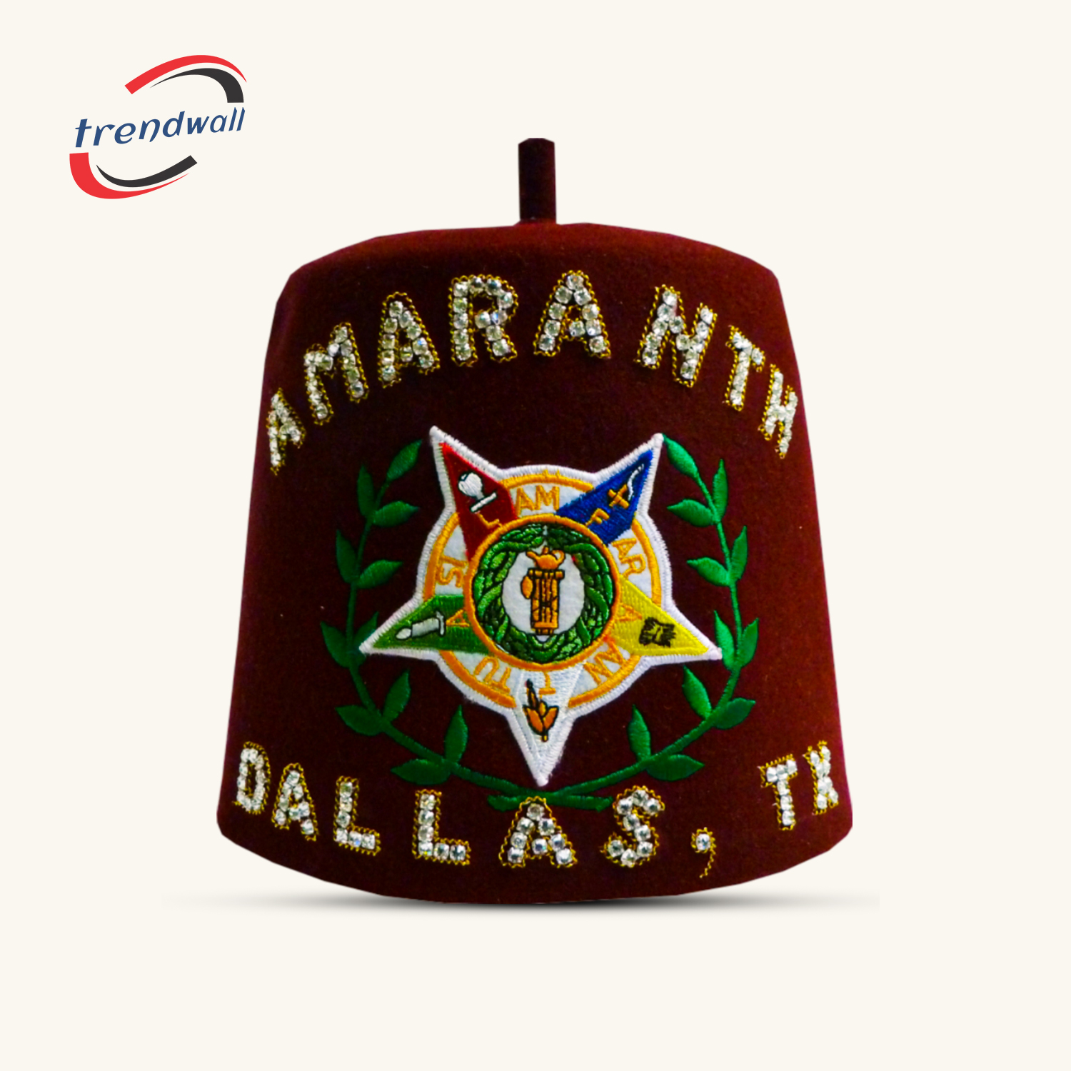 Grand Amaranth Burgundy Fez 