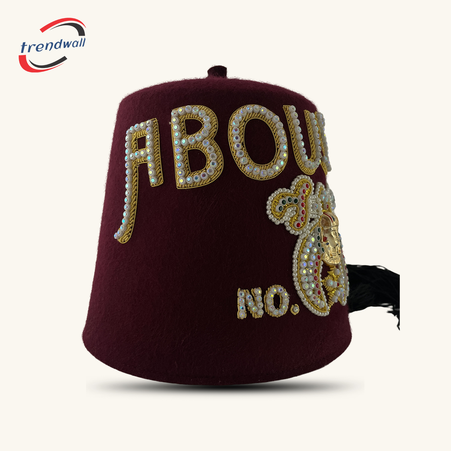 Masonic Shriners AbouSaad Custom Temple Fez