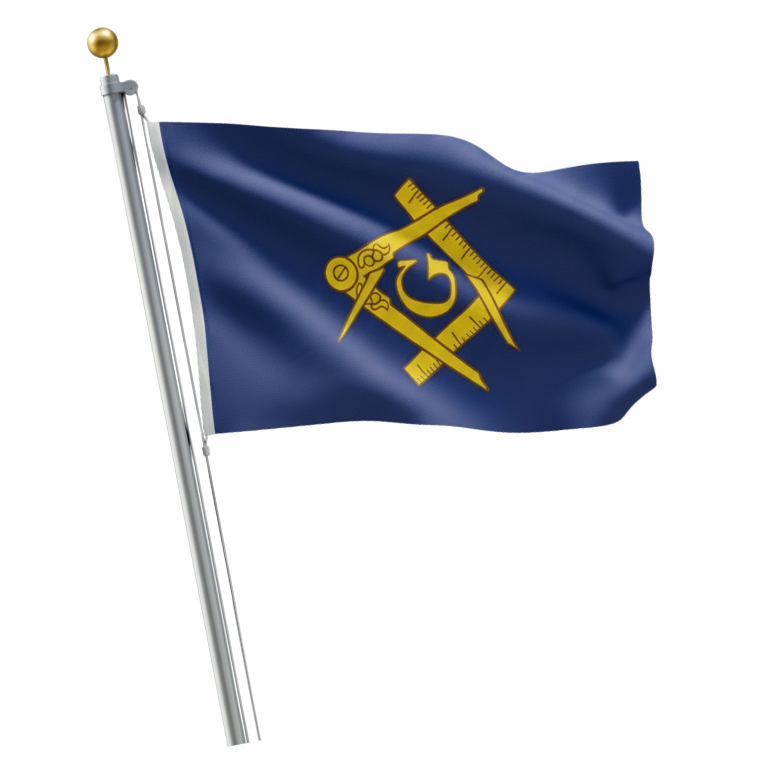 Masonic Mason Sleeved Garden Flag