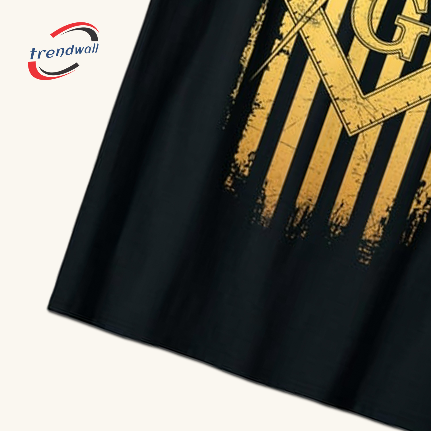 Masonic American Flag Square and Compass T-Shirt 