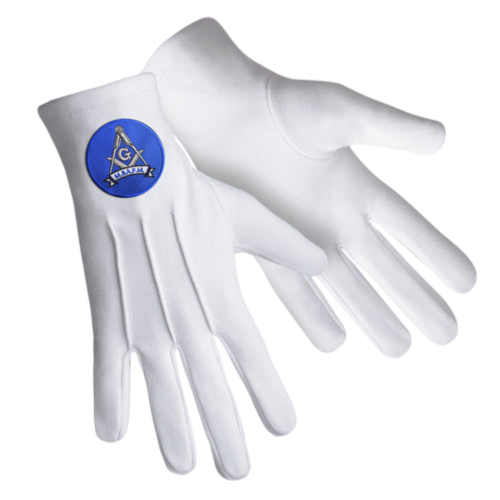 Master Mason Blue Lodge Gloves