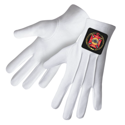 Knights Templar Commandery Gloves 