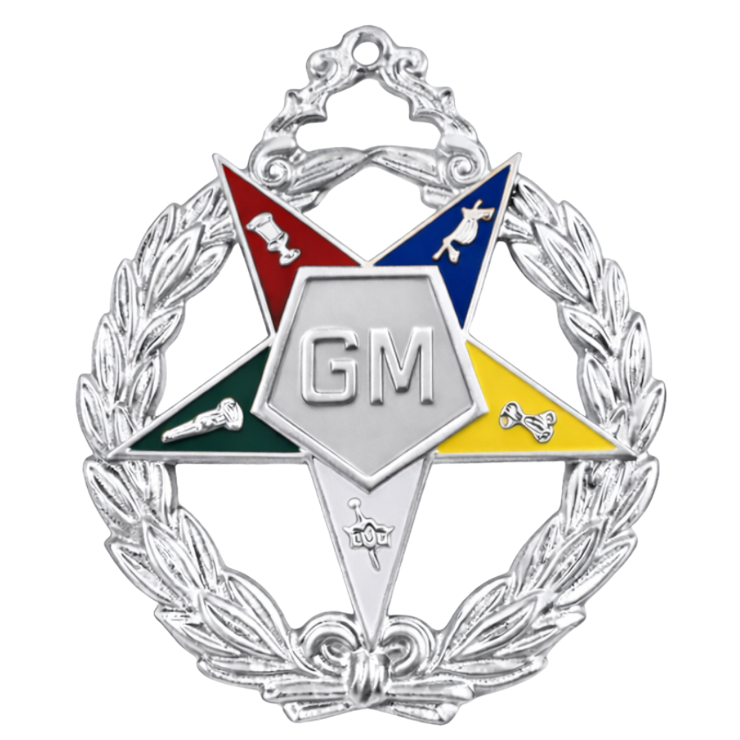 Grand Matron OES Officer Collar Jewel - Gold Plated