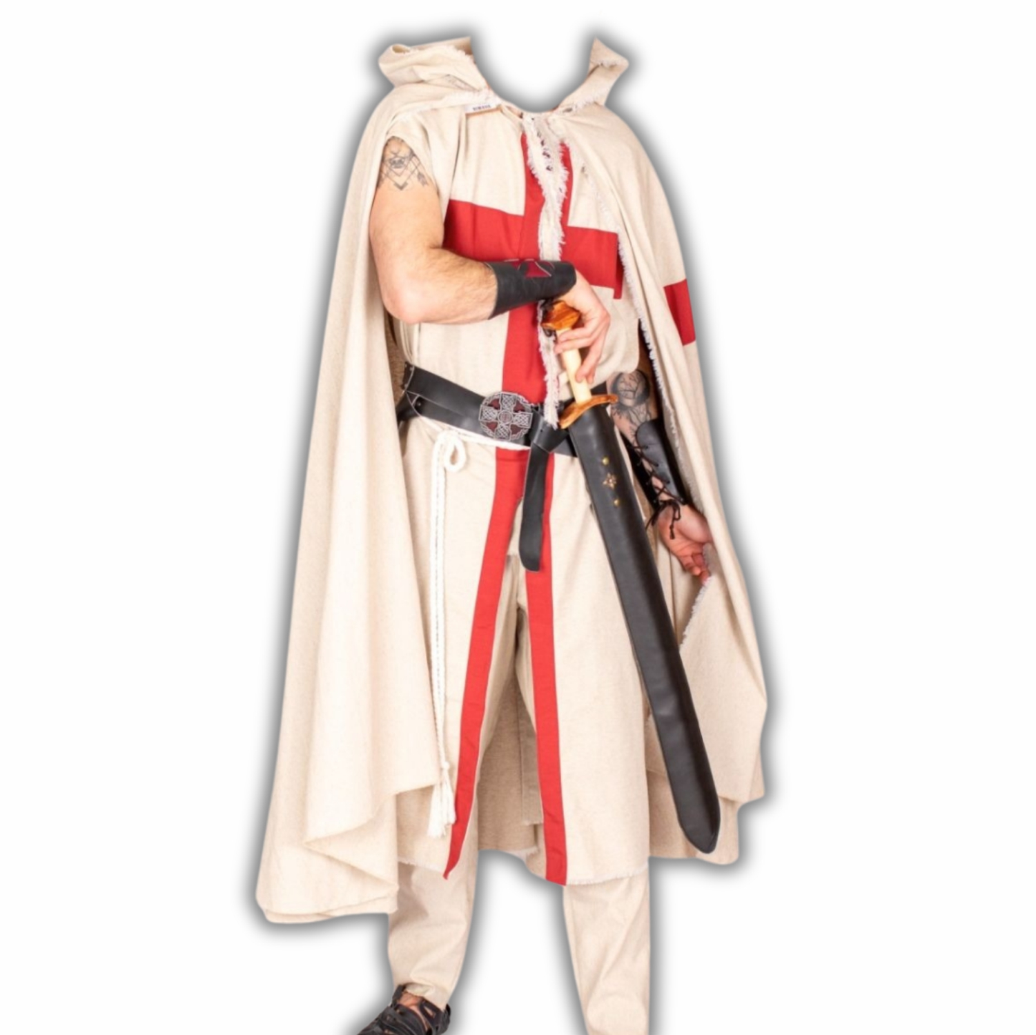 Medieval Knight Templar Crusader Costume