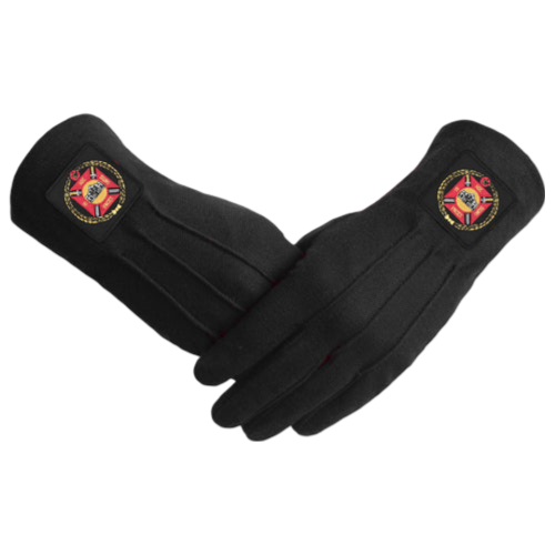 Knights Templar Commandery Gloves