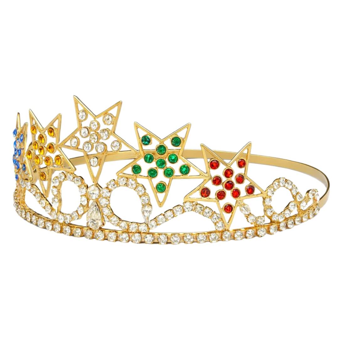 Freemason 5 Star Grand Matron OES Crown 