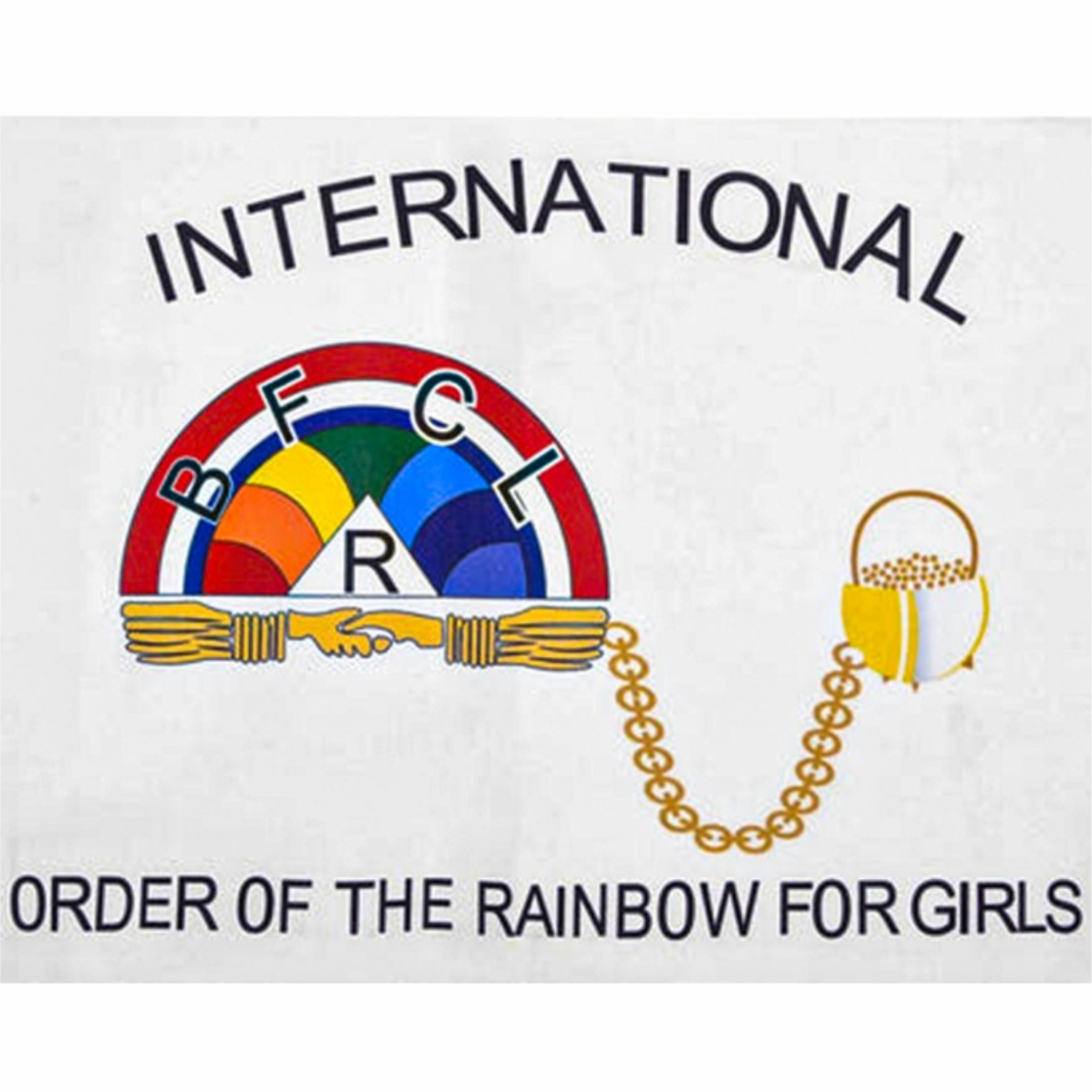 International Order of The Rainbow For Girls Flag