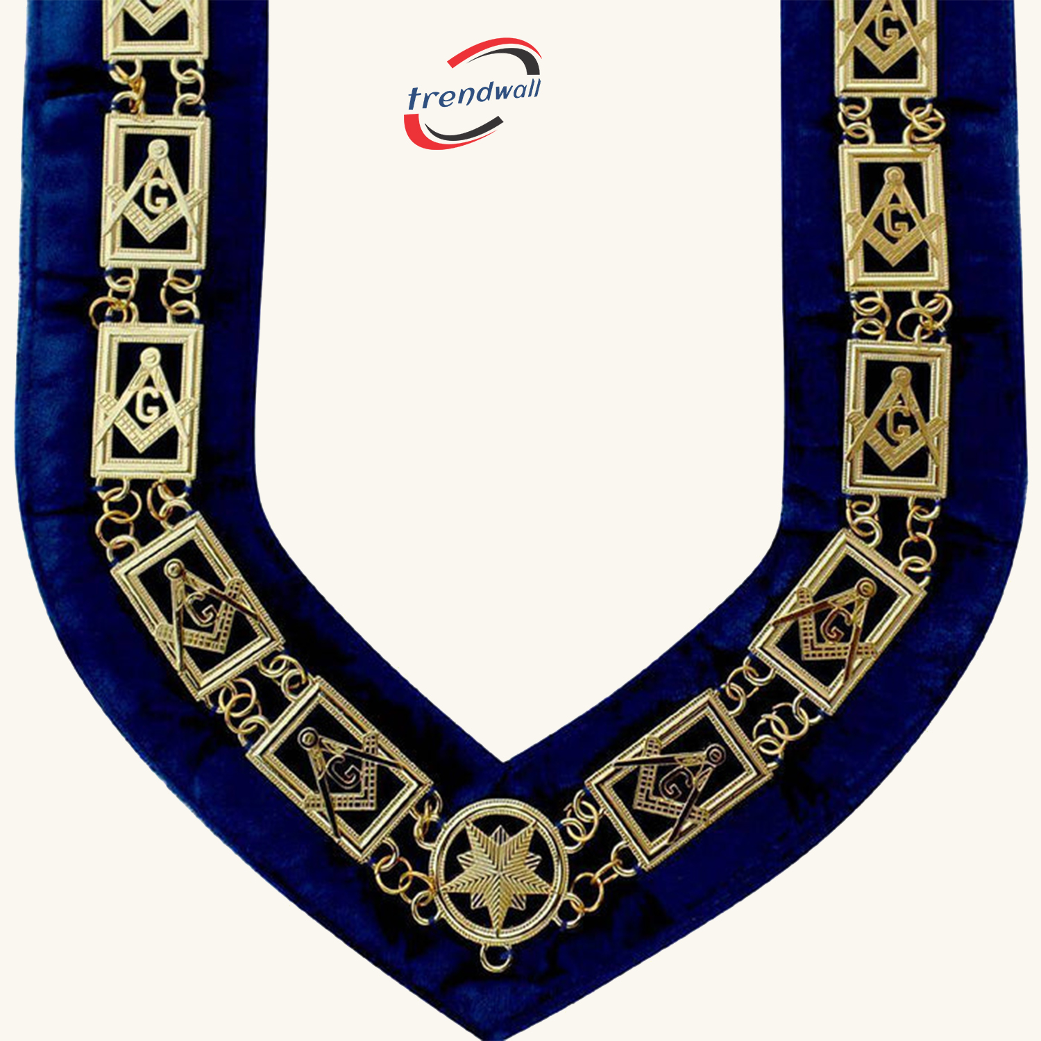 MASTER MASON BLUE LODGE CHAIN COLLAR