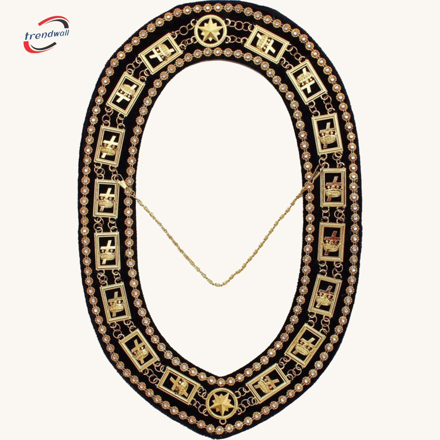 Knights Templar Commandery Chain Collar