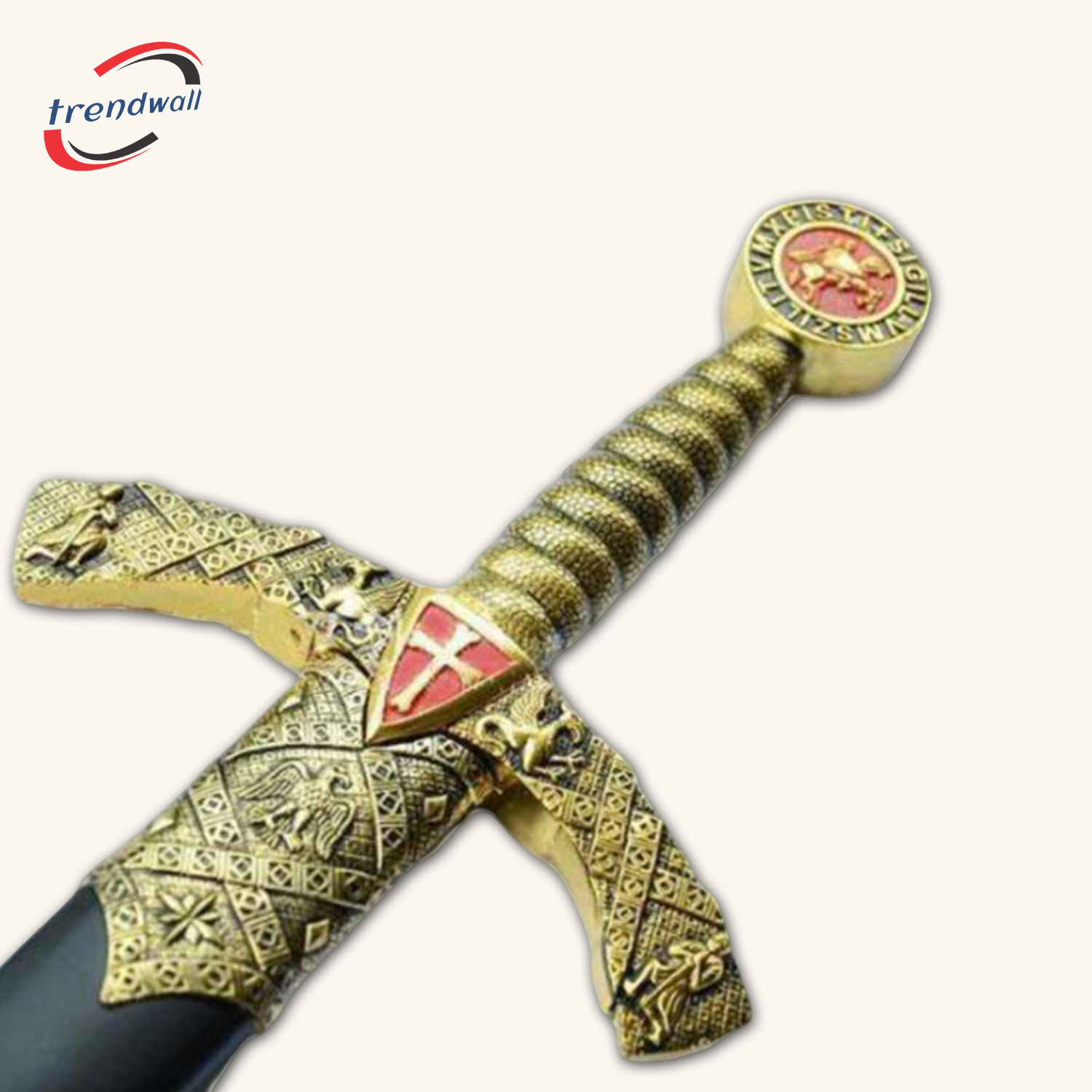 Knights Templar Commandery Sword - Cross W Wall Mount & Scabbard
