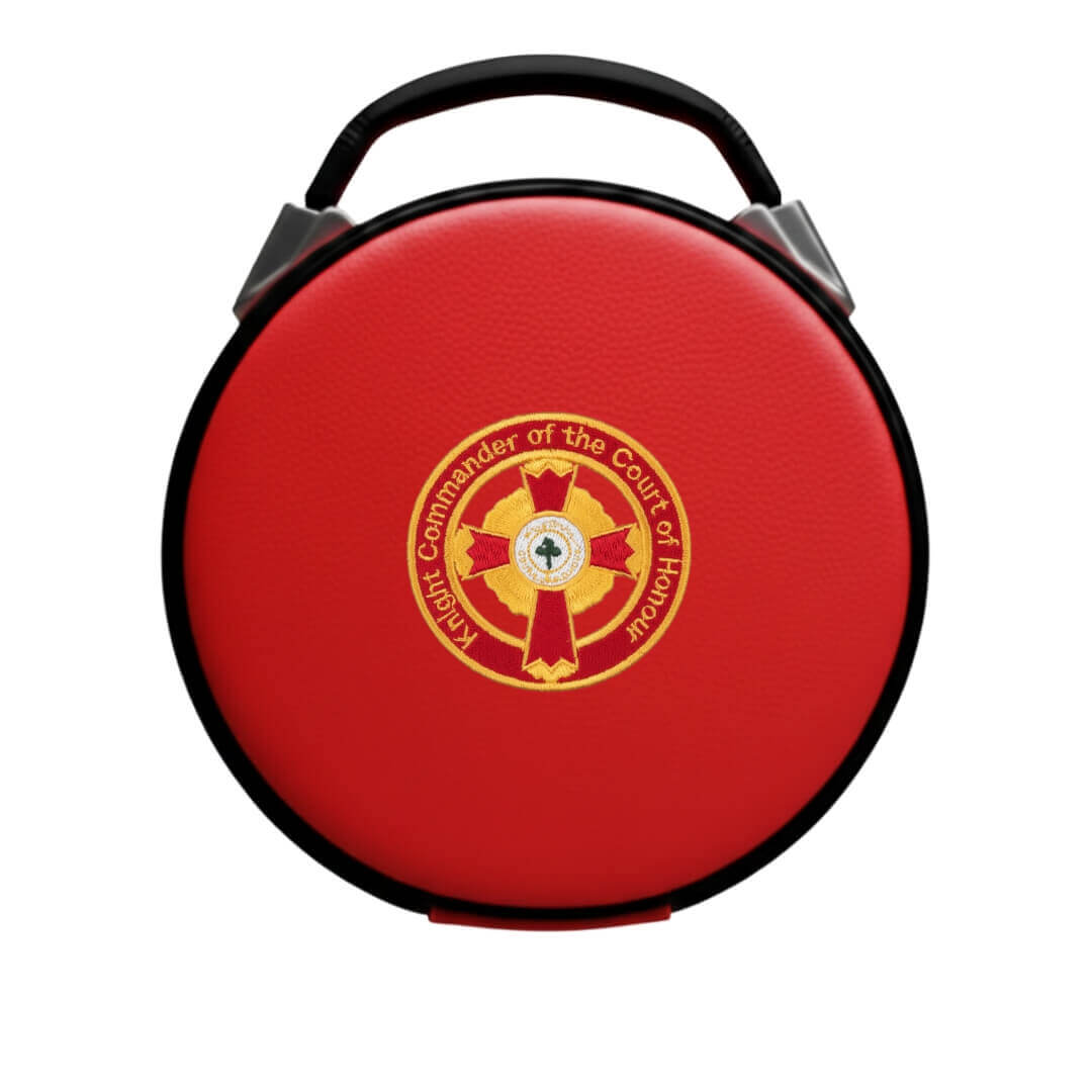 Knight Commander of the Court of Honor Scottish Rite Crown Cap Case