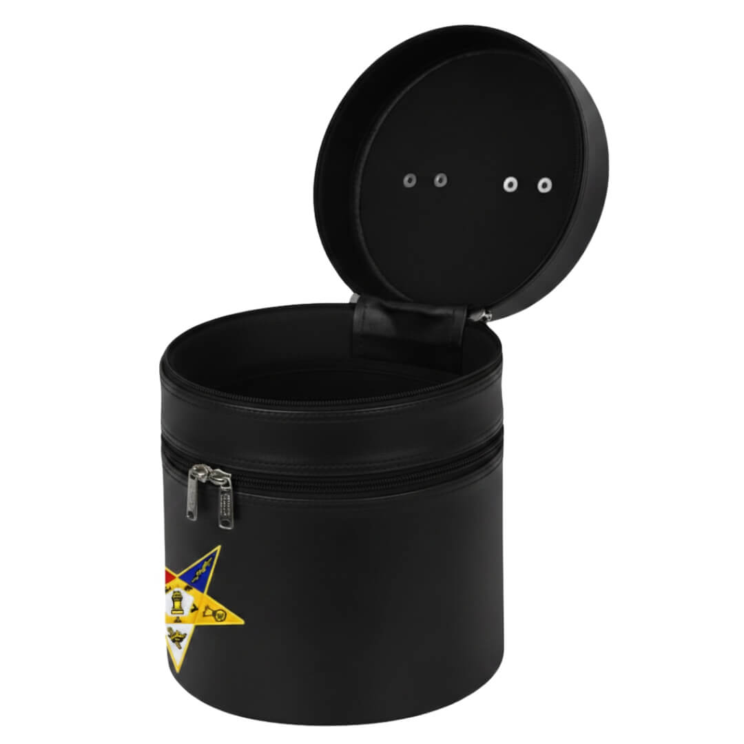Masonic OES Fez Case Black Color Dual Step