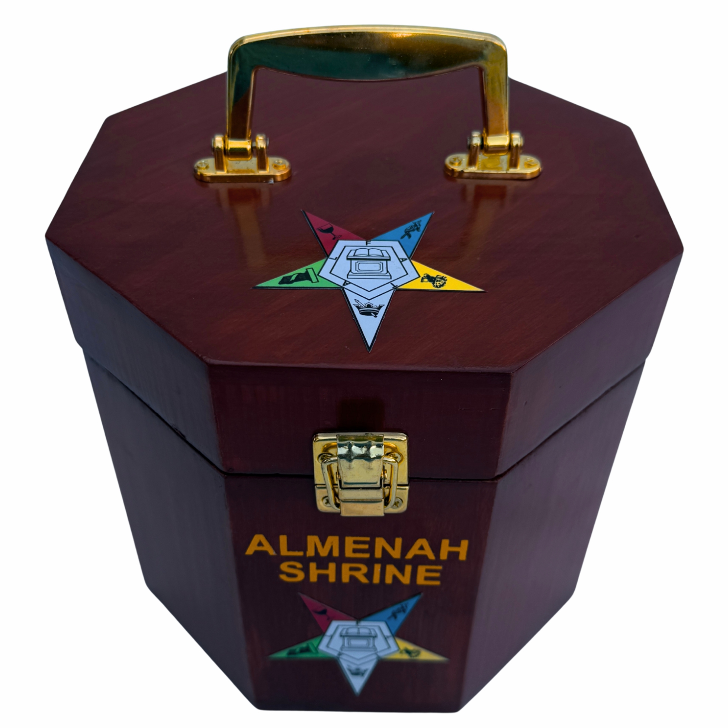 OES Custom Wooden Fez Case in Rose Wood Color