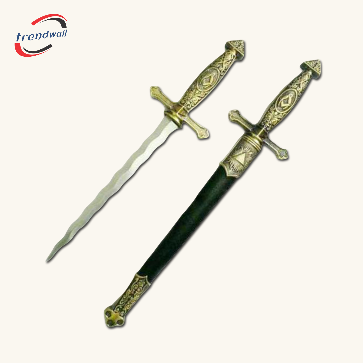 fellowcraft blue lodge dagger brass sword