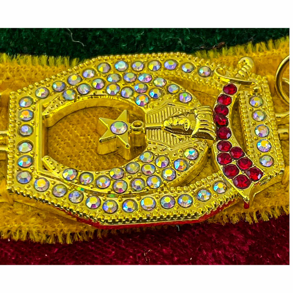 Tri-Color Shriners Chain Collar