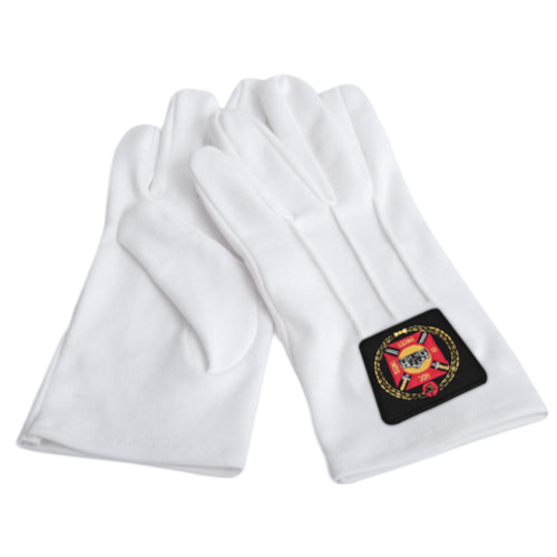 Knights Templar Commandery Gloves 
