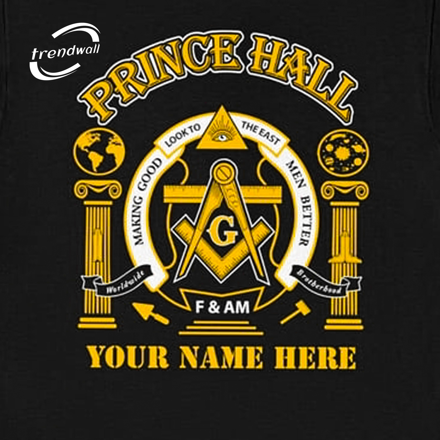 Masonic Custom Name Greats Mason T-Shirt