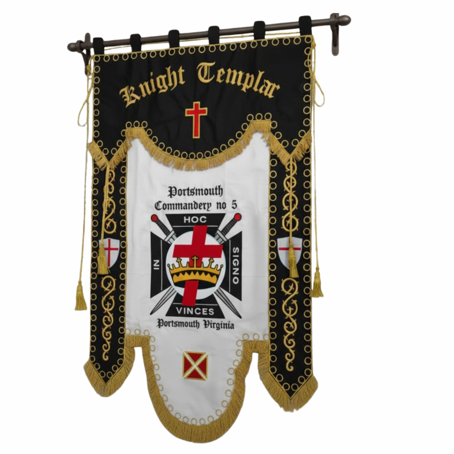 Knights Templar Commandery Banner