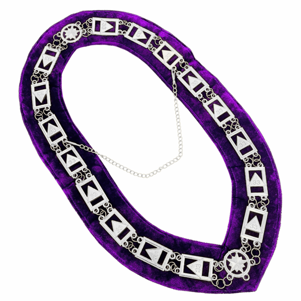 Masonic 33rd Degree Scottish Rite Chain Collar