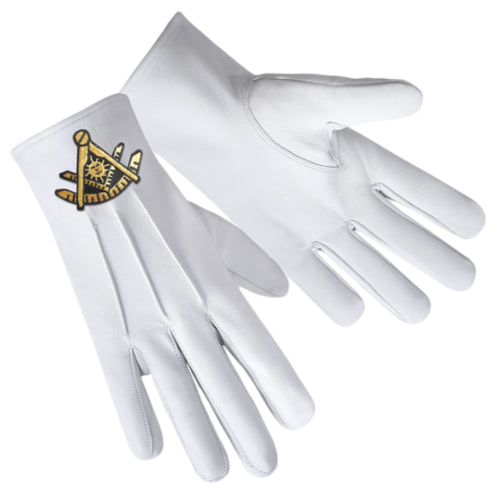 Past Master Blue Lodge California Regulation Gloves