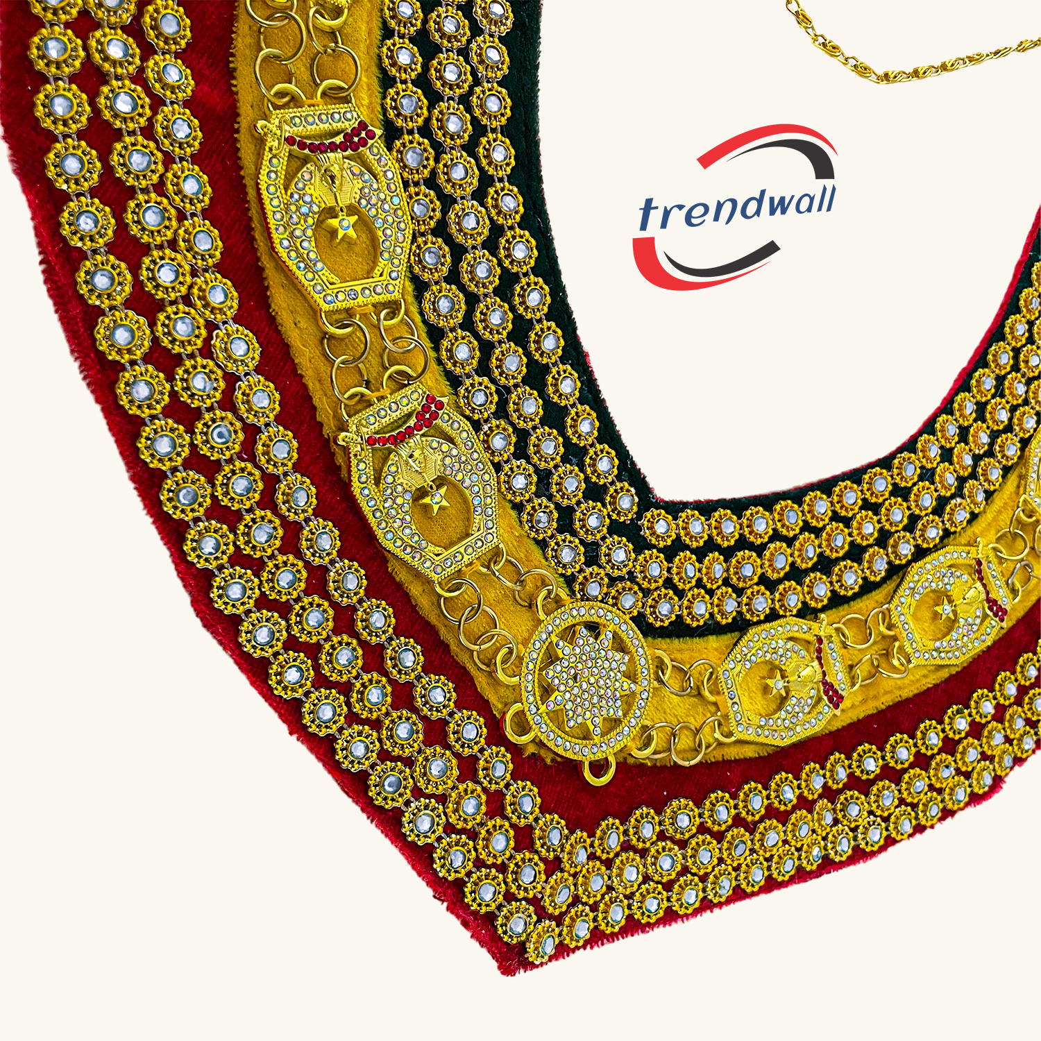 Masonic Shriners Tri-Color Chain Collar