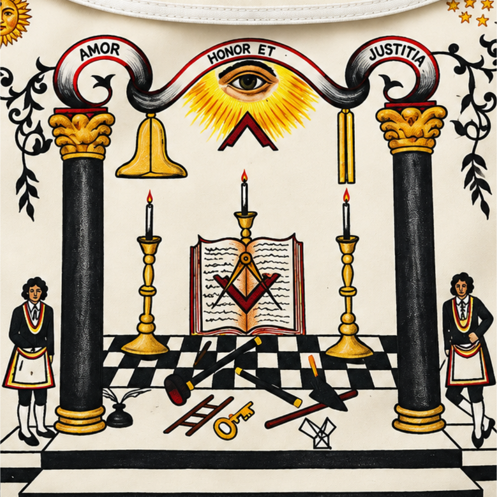 Hand-Painted Apron