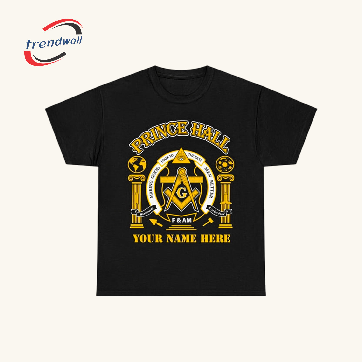 Masonic Custom Name Greats Mason T-Shirt