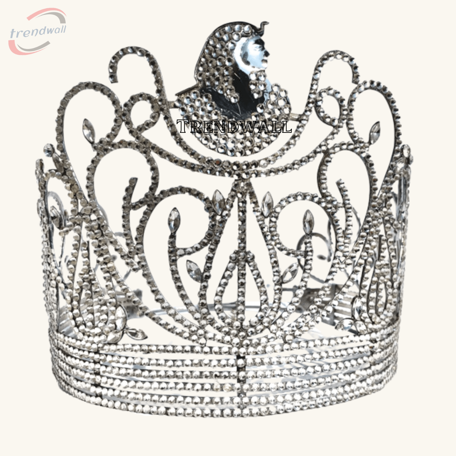 DOI Crown, Masonic Daughter Of ISIS Crown Silver Tone Biggest Size Crown