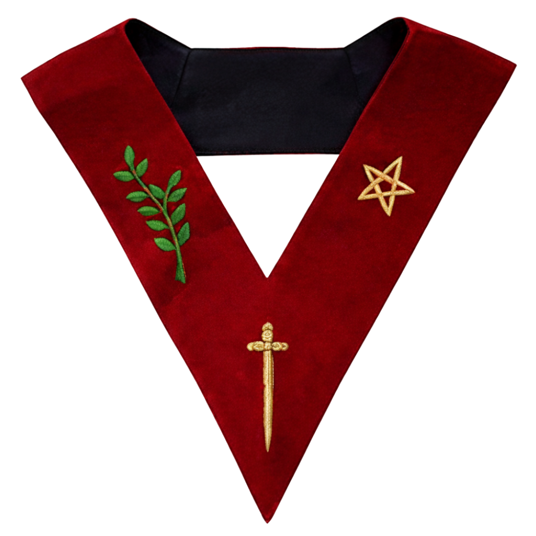 Tyler Scottish Rite Officer Collar