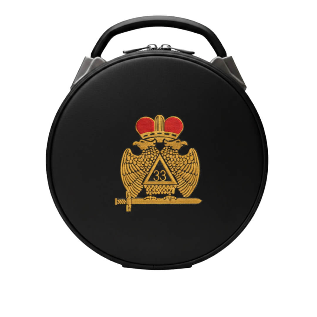 33rd Degree Scottish Rite Crown Cap Case