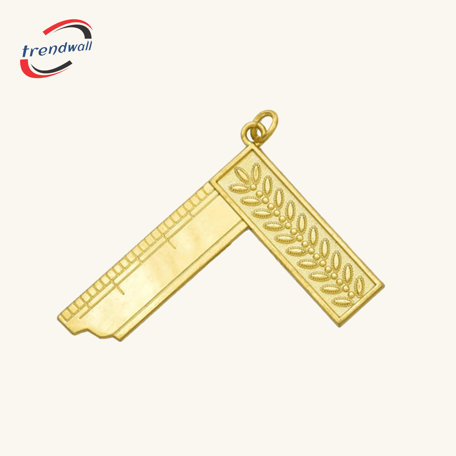 Worshipful Master Blue Lodge Officer Collar Jewel - Gold Craft