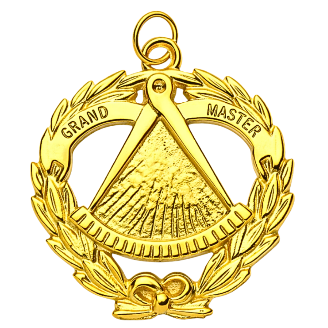 Grand Master Blue Lodge Collar Jewel - Gold Plated