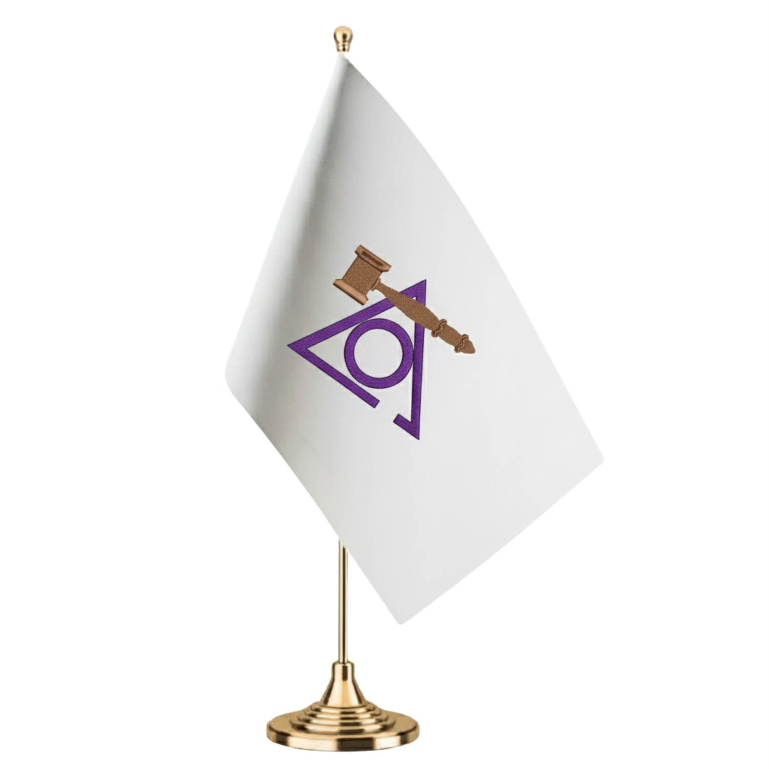 LOCOP with Gavel Desk Flag