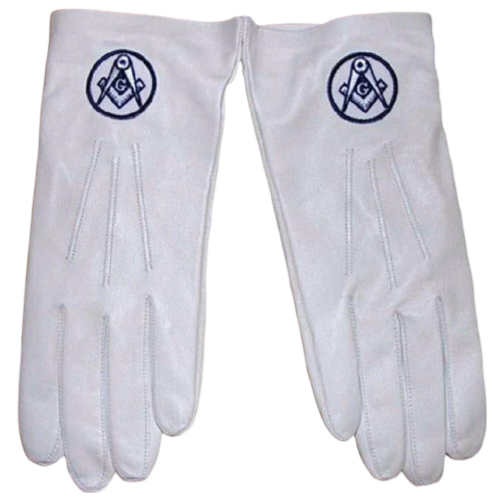 Master Mason Blue Lodge Gloves