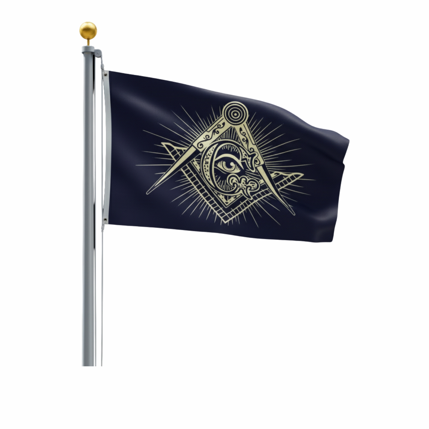 Masonic Symbol Flag 