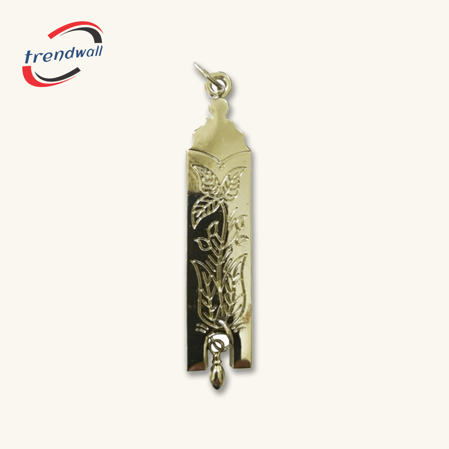 Junior Warden Blue Lodge Officer Collar Jewel - Silver Metal 